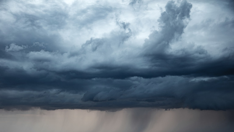 Stormy sky and rain. apocalypse like